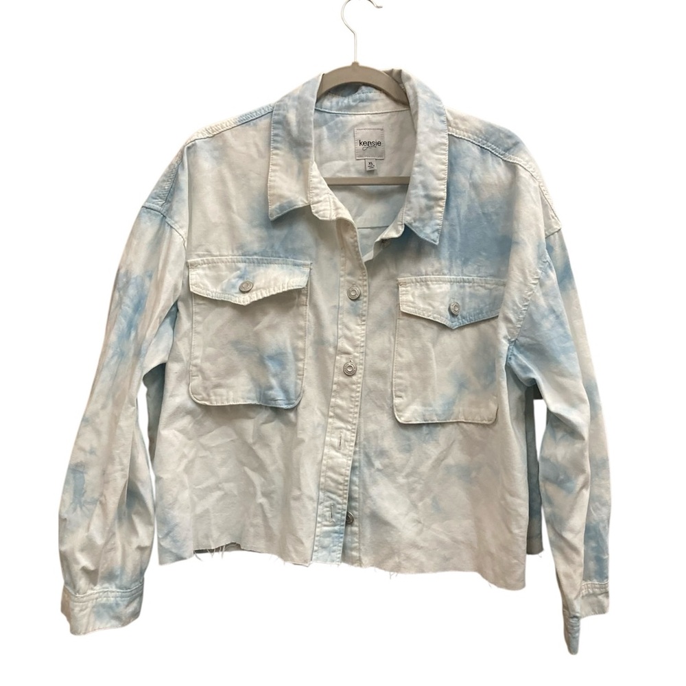 Kensie XL beautiful baby blue light weight jacket